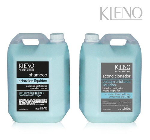 Shampoo Y Acondicionador X 5 Litros Kleno