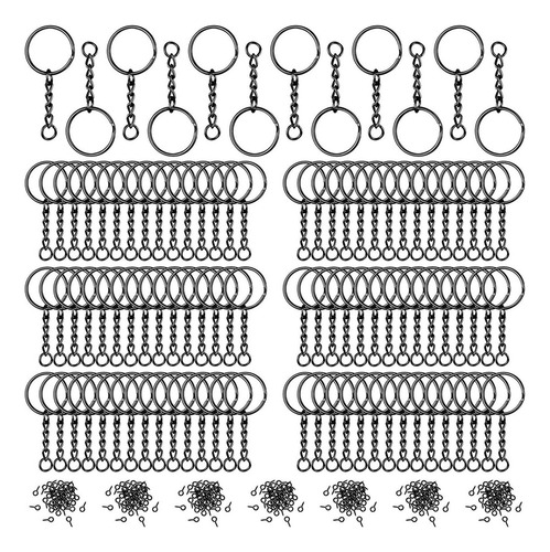 2025 Kit De Anillos De Llavero De 360 Uds, Ganchos De