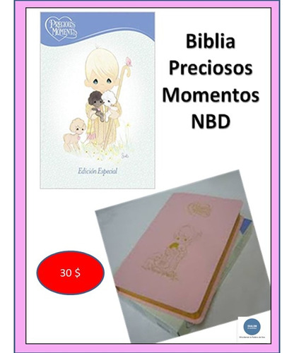 Biblia Nbd Preciosos Momentos Imitacion De Piel Rosa