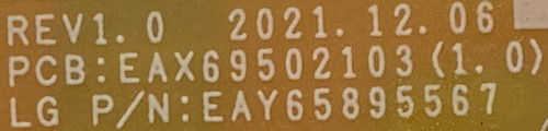 Kit Lg Ebu66758905 Eay65895567 Runtk6336tpzg 43uq7070zud (Usado)