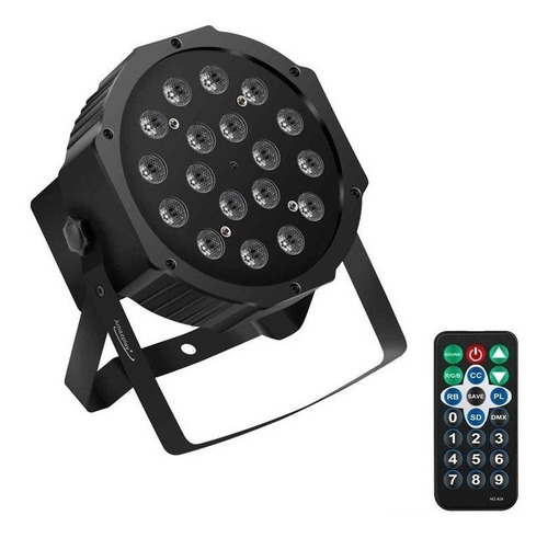 Tacho Par 18 Led Audioritmico Dmx Rgb Discoteca Con Control