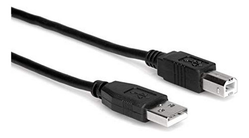 Cable Usb Hosa Tipo A A Tipo B 3 Ft.