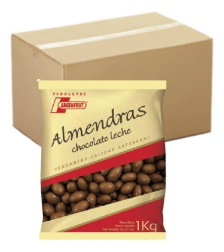 Almendra Con Chocolate Argenfrut X1 Kg (bultox6)