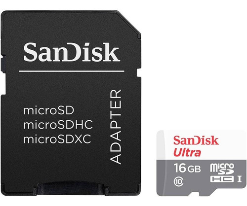 Cartão De Memória 16gb Micro Sd Sandisk Classe 10 80mb/s