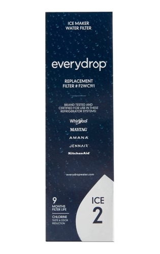 Filtro De Hielo Everydrop De Whirlpool, F2wc9i1, Paquete Ind