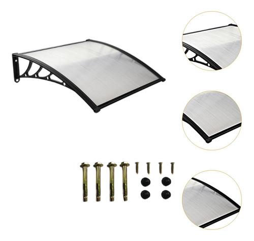 Toldo Para Puerta, Accesorios Largo Por Pared 80cm