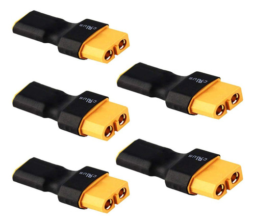 Yiqigou Paquete De 5 Conectores Macho Xt30 A Conector Hembra