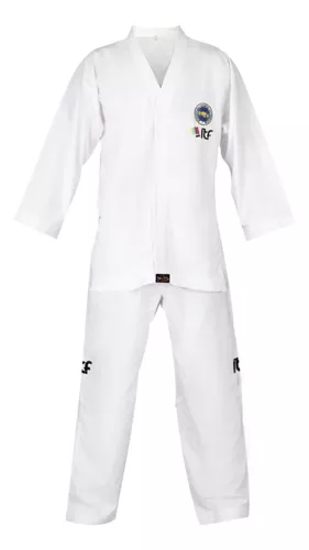 Dobok Taekwondo Itf Talles 3 Y 4 Traje Shiai Uniforme Cinto