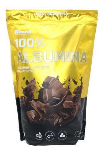 Albumina 100% Growth 1kg Ganho Massa Muscular Fonte Proteina