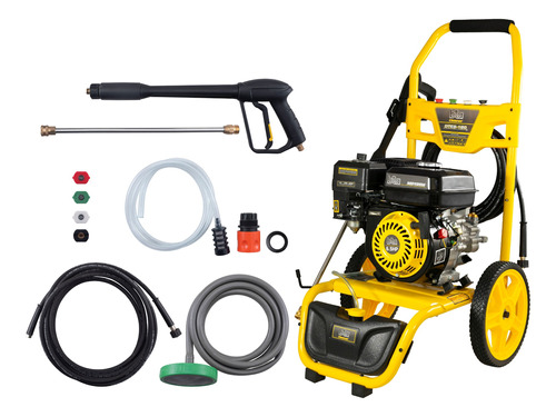 Hidrolavadora Explosión 6,5hp 180bar 9l/min Bta Tools 842007 Color Amarillo Frecuencia 50 Hz