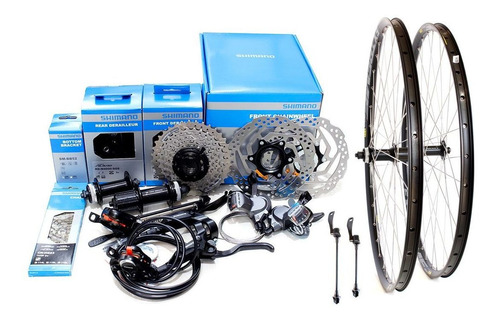 Kit Grupo Shimano Alivio M4050 27v + Roda Extreme 29 +brinde