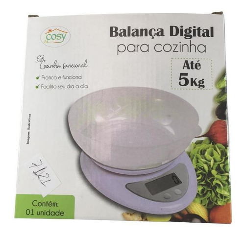 Imagem 4 de 5 de Balança Digital Cozinha De Precisão Nutrição 5kg K7121