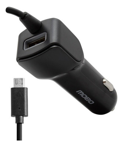 Cargador De Auto (plug-in) Mobo Microusb V8 + Puerto Usb
