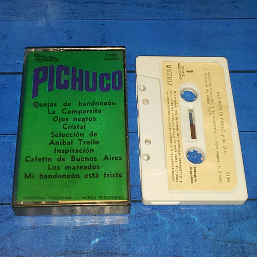 Alberto Di Paulo Pichuco Cassette Arg Maceo-disqueria