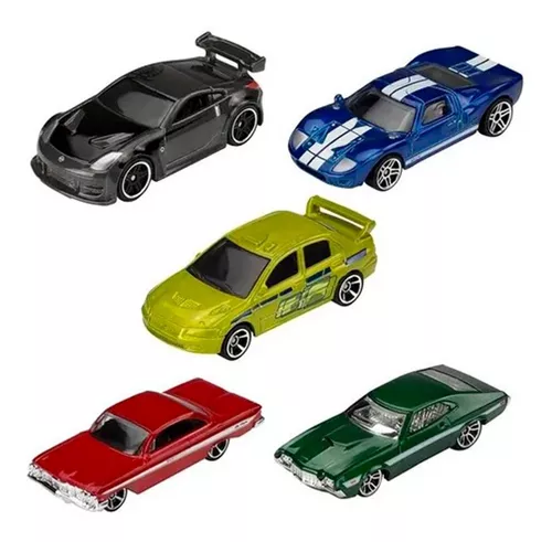 Pack De 5 Hot Wheels - Fast And Furious - Velozes E Furiosos