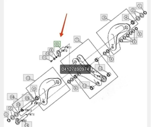 Pasador Pin Cilindro De H John Deere 3106