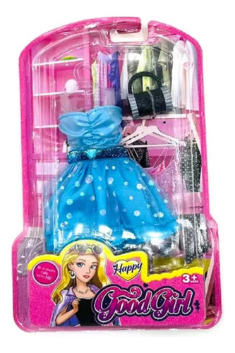 Blister Ropa Muñeca De Juguete X1 Giantoys