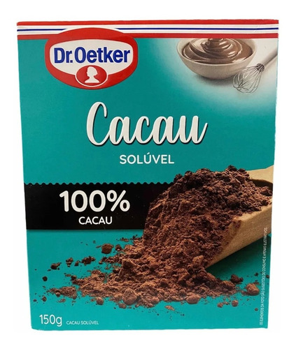 Cacau Solúvel 100% Cacau Dr Oetker 150grs