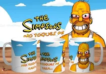 Comprar Taza Homero Simpsons No Toques Mi Taza 4k Art