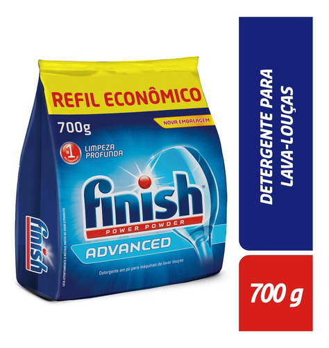 Finish Detergente Em Pó Para Lava Louças Advanced 700g