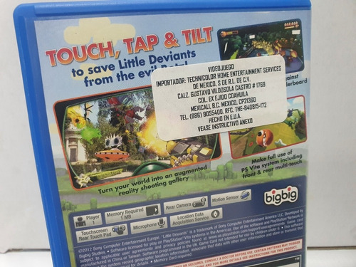 Little Deviants Psvita Playstation Vita / Original / Físico (Usado)