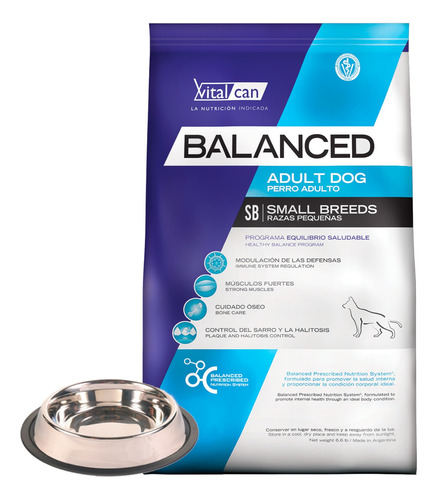 Alimento Perro Balanced Adulto Pequeño 3 Kg + Promo!