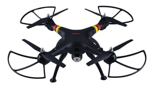 Drone Syma X8W com câmera HD black 1 bateria
