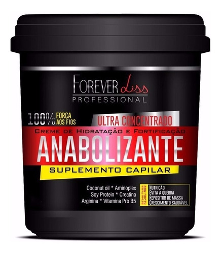 Anabolizante Mascara Capilar Forever Liss 950g