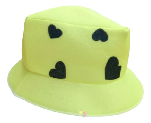 Gorro Sombrero Carioca Fluo Corazon Espumina X1 Primavera