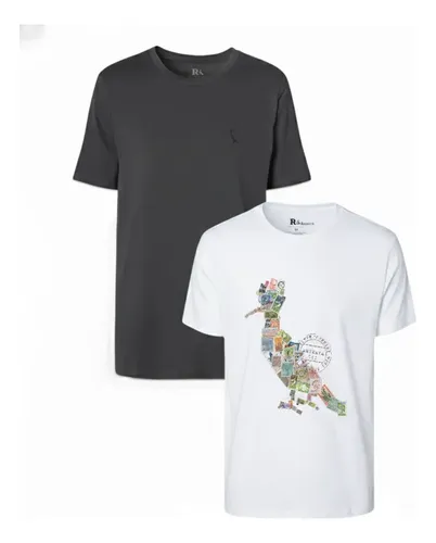 Kit 2 Camisetas Estampa Algodao Picapau Reserva