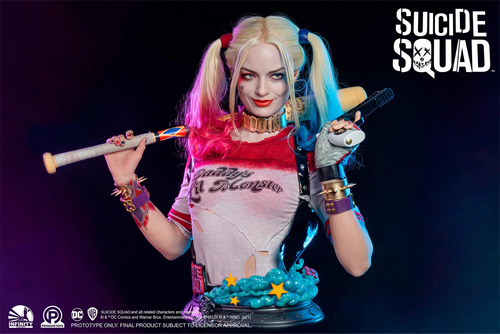 Imagen 1 de 1 de Busto Harley Quinn Queen Studios Life Size 1/1 Fpx