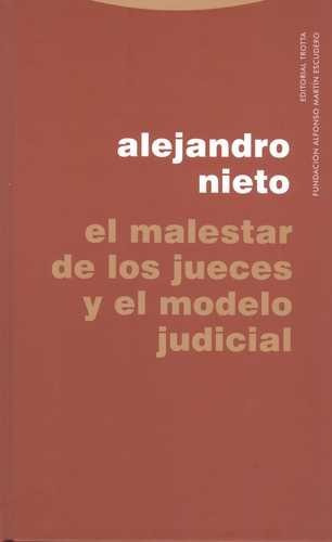 Libro Malestar De Los Jueces Y El Modelo Judicial, El