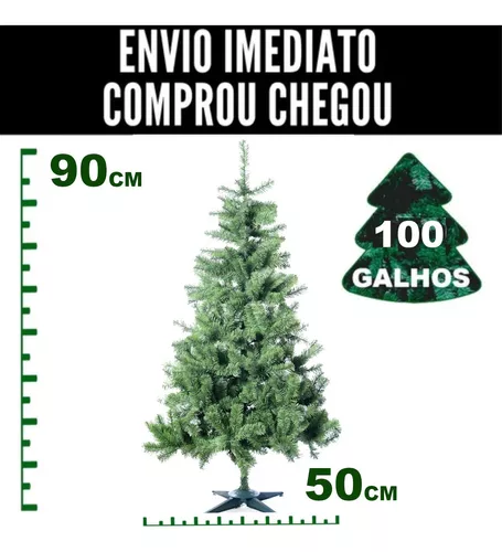 Árvore De Natal Verde Luxo 1,80 Metros De Altura 320 Galhos