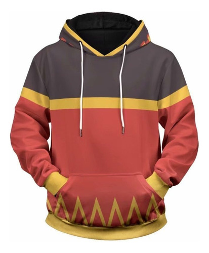 Anime Konosuba Sudadera Megumin Manga Larga Tops