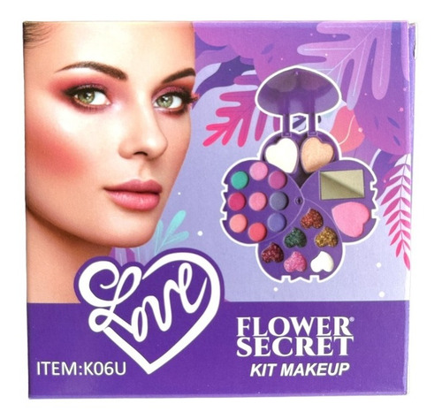 Set De Maquillaje Niñas Mujer Sombra De Ojos Mate Brillos