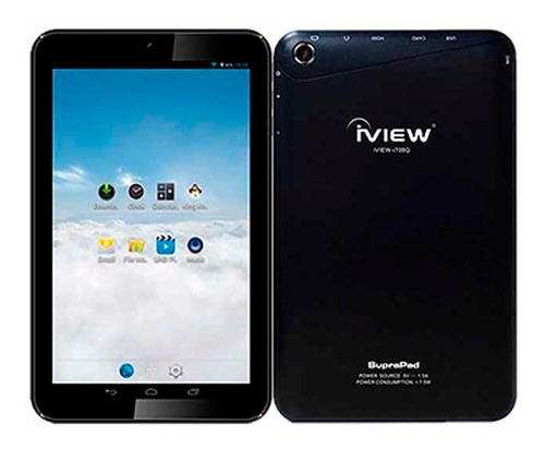 Tablet Iview I708q 7  Ips 5mpx Bt Wifi 16gb Qc G-sensor Bk