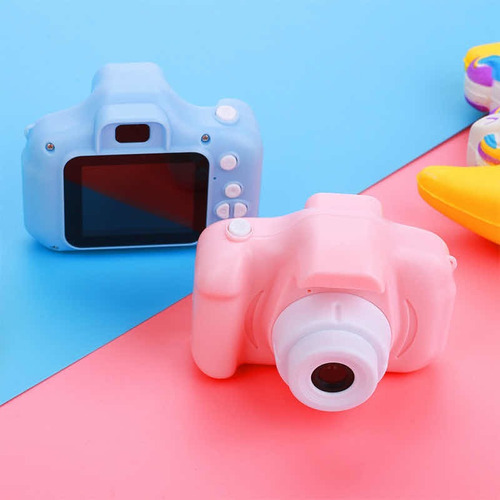 Cámara Digital Recargable Para Niños Incluye Video Juegos