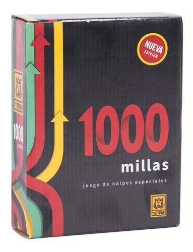 1000 Millas Yetem Mil Kilómetros Juego Mesa Cartas Nacional