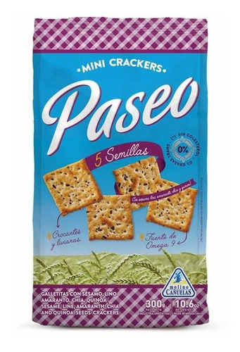 Pack X 12 Unid. Galletitas  Crema 5sem250- 300 Gr Paseo Gal