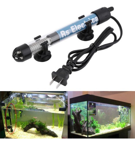 Varilla Calefactora Sumergible De 220 V Y 50 W Para Acuario