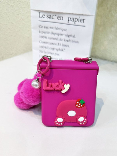 Wsjk Funda De Felpa Love Bear Ears Rosa Para Adecuado Para.