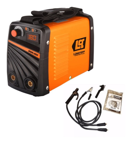Imagen 4 de 10 de Soldadora Inverter Lusqtoff Iron 250 Electrodo Mma 180a