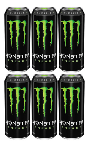 Energetico Monster Energy Verde Classico 473ml Caixa Com 6