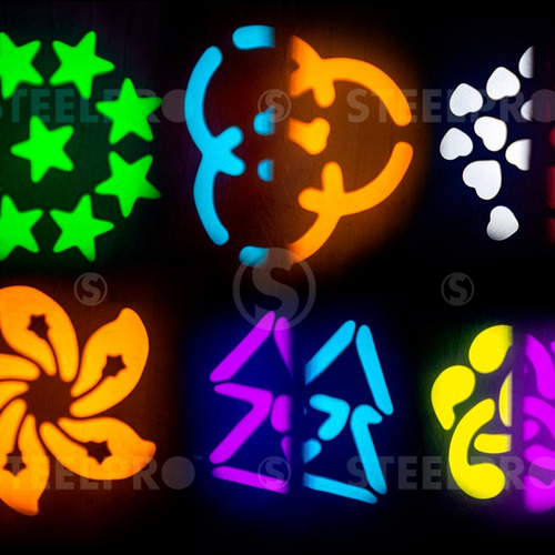 Imagen 5 de 6 de Cabeza Movil Case 2pza 120w Prisma Gobo Rotatorio Steelpro