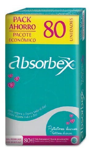 Protectores diarios ABOSRBEX