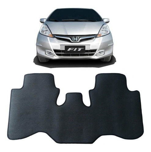 Tapete Borracha Pvc Traseiro Inteiriço Honda Fit 2009/2014