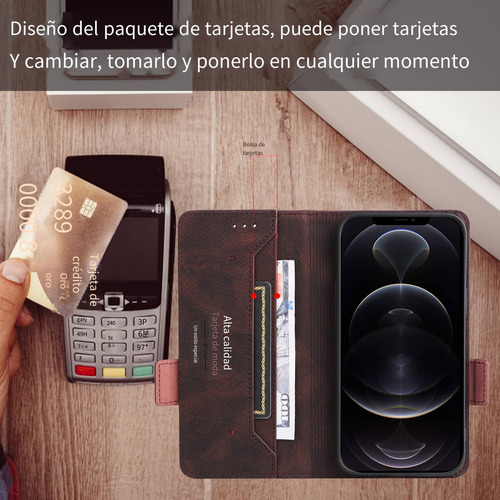 Funda De Piel For Samsung Galaxy A03 Core/a23, 4, 5 G/m53,