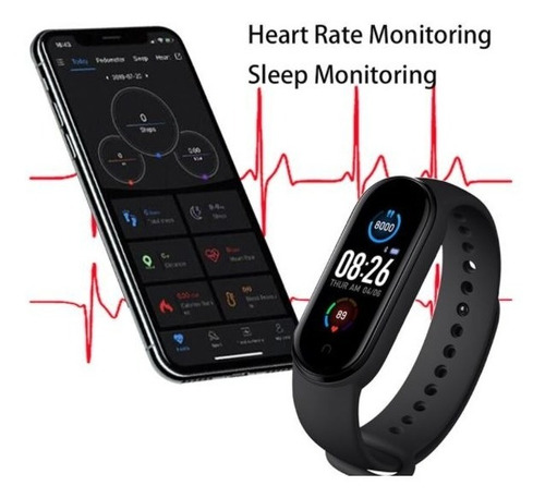 Imagen 5 de 10 de Reloj Smart Band M6 - Monitor Cardiaco - Calorias - Deportes