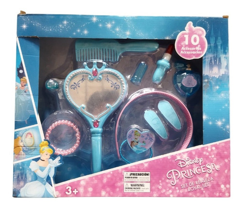 Set Maquillaje Disney Princesa Cinderella 10 Accesorio Nuevo