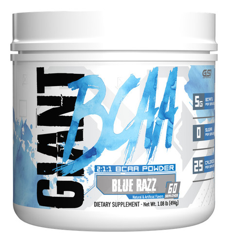 Giant Sports Performance Bcaa Aminos 2:1:1 495g | 60 Srv |